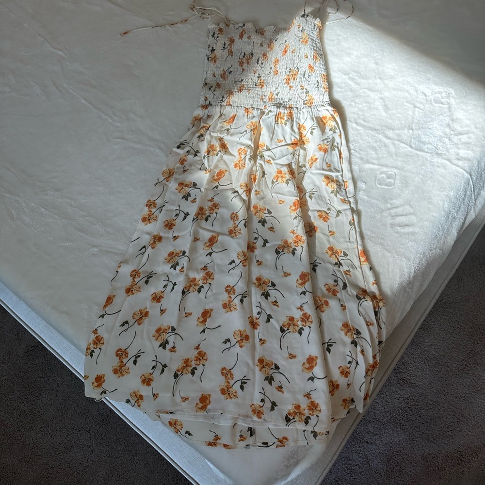 Floral midi reformation dress